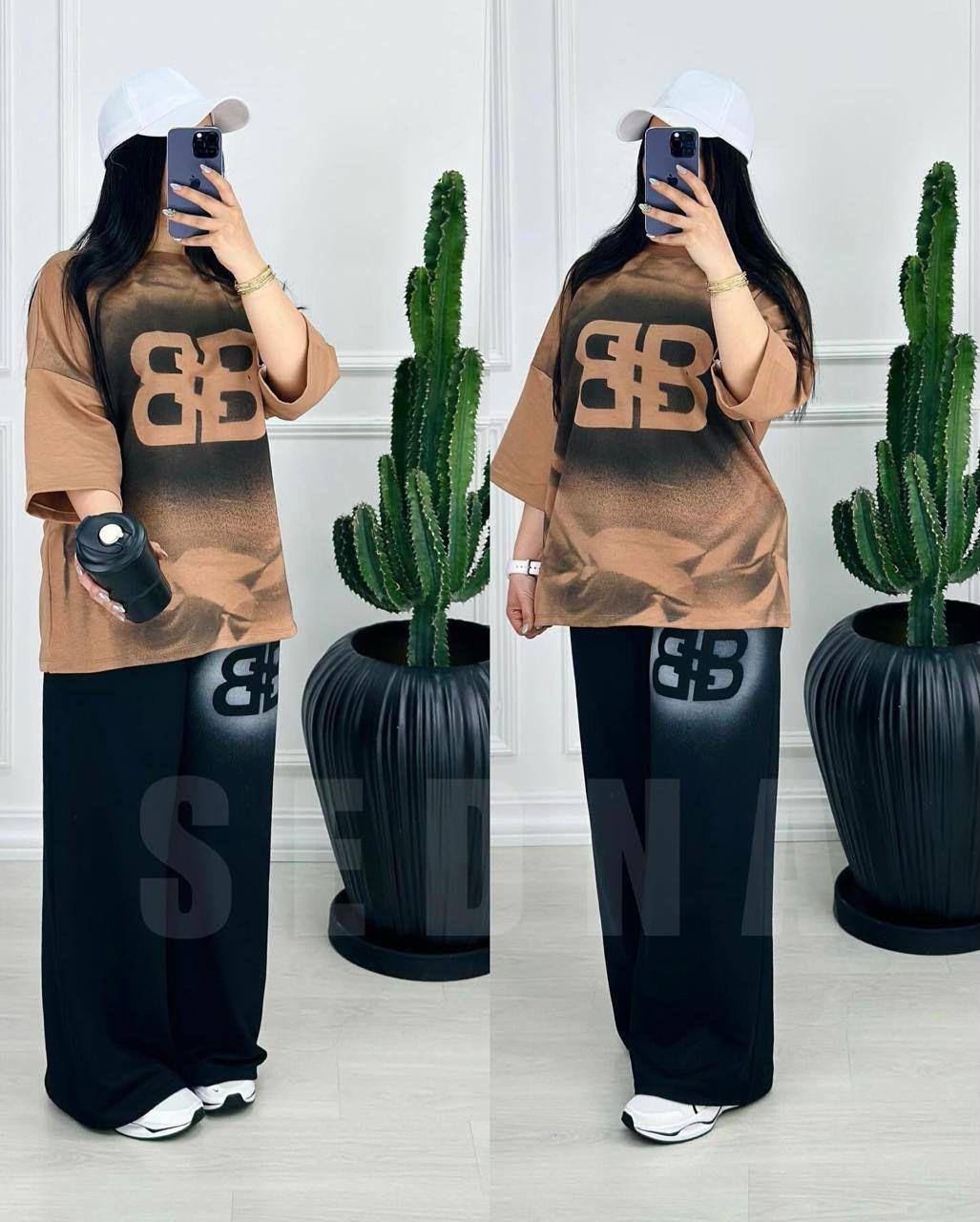 ترنج حريمي _B_B    كوووووود 130#    ترنج حريمي 💕اوفر سايز خامه ملتون ليكرا ضهر مبرد     ٤ مقاسات👚    L x xx xxx🙄    طباعه ديجيتال جيوب من نفس الخامه