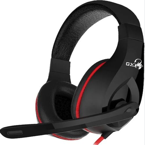 GX Wired Gaming Headset – Stereo Sound, Adjustable Microphone, Comfortable Over-Ear Design, Compatible with PC, Laptop & Gaming Consoles